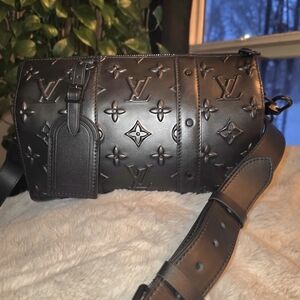 Black Crossbody Handbag Bag Purse Lv